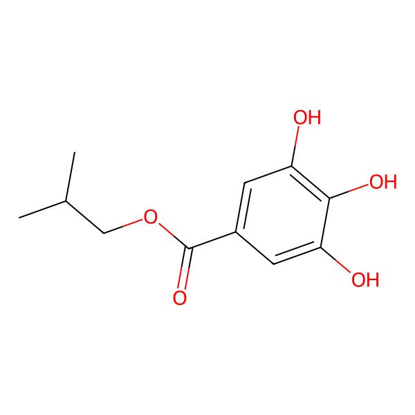 2D Structure of Isobutyl gallate