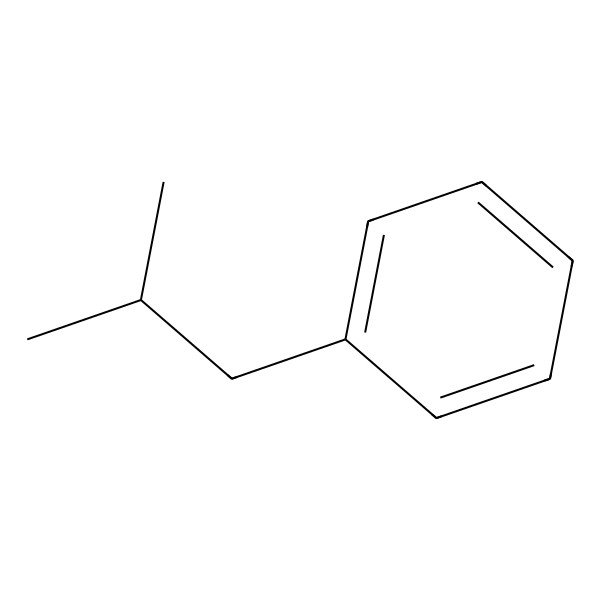 2D Structure of Isobutylbenzene