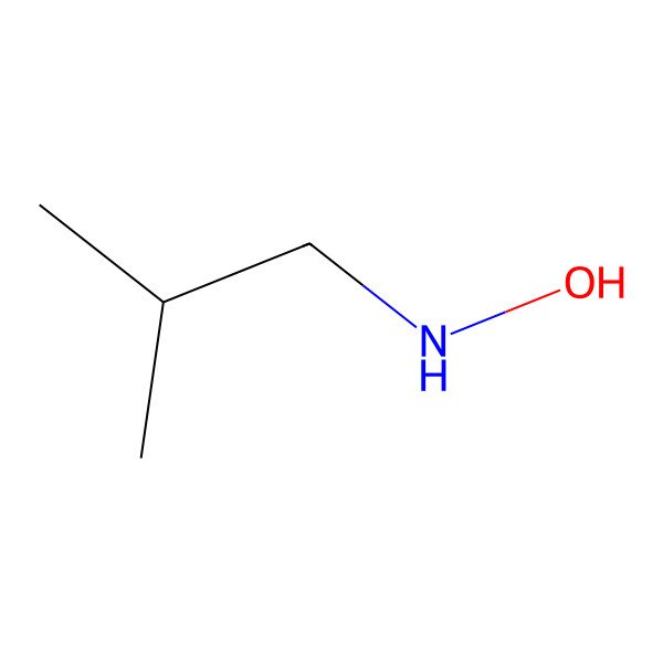 2D Structure of Isobutylhydroxylamine