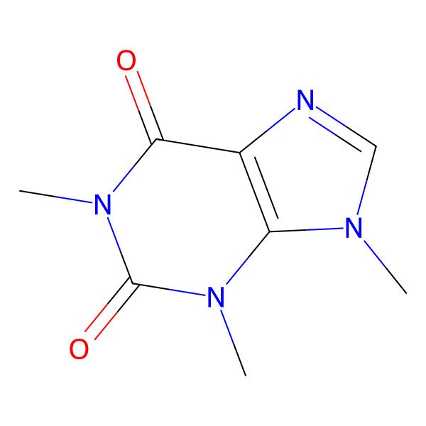 2D Structure of Isocaffeine