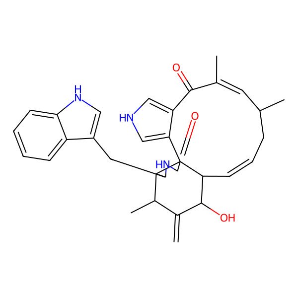 2D Structure of Isochaetoglobosin Db