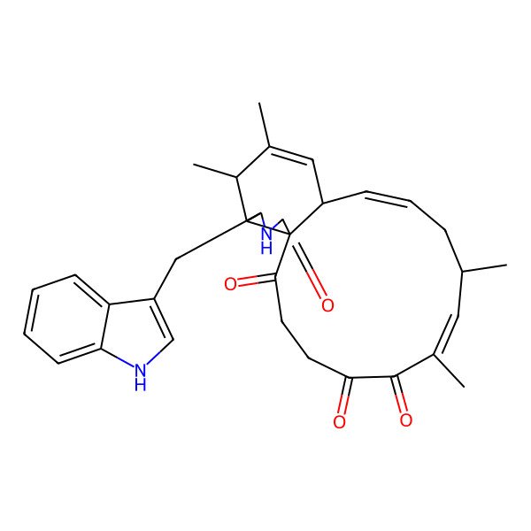 2D Structure of Isochaetoglobosin J