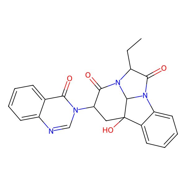 2D Structure of Isochaetominine B