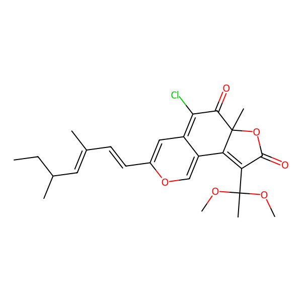 2D Structure of Isochromophilone E