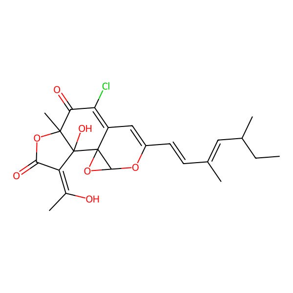 2D Structure of Isochromophilone F
