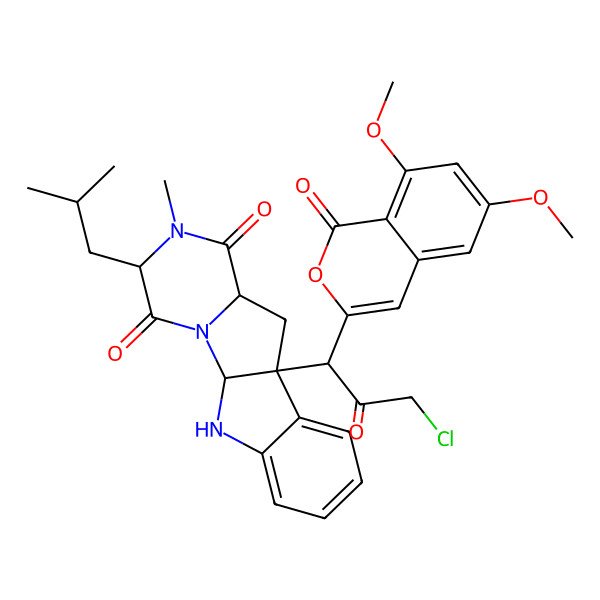 2D Structure of Isocoumarindole A