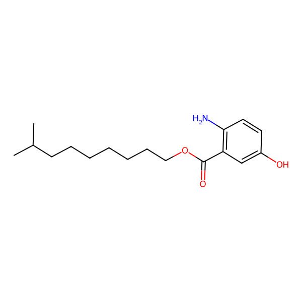 2D Structure of Isodecyl 5-hydroxyanthranilate