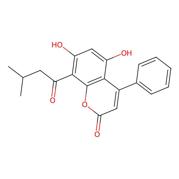 2D Structure of Isodispar B