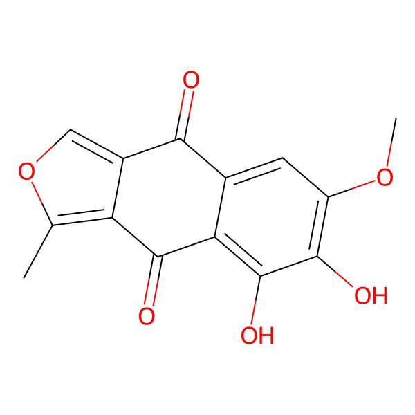 2D Structure of Isofuranonaphthoquinone C