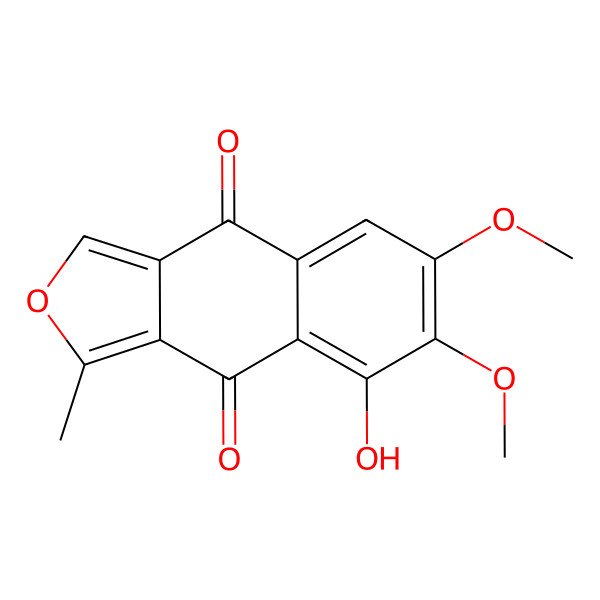2D Structure of Isofuranonaphthoquinone D
