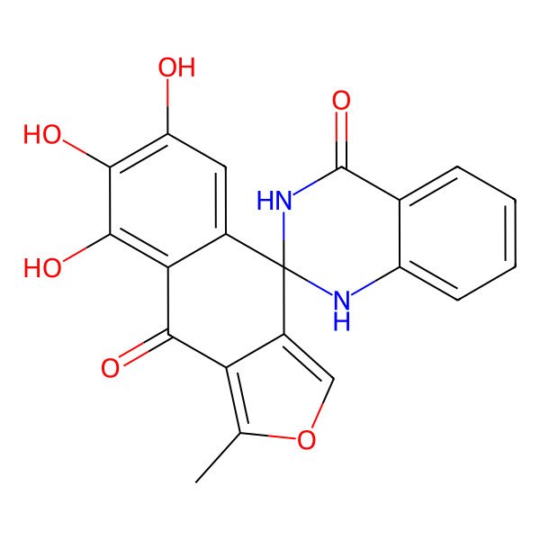 2D Structure of Isofuranonaphthoquinone G