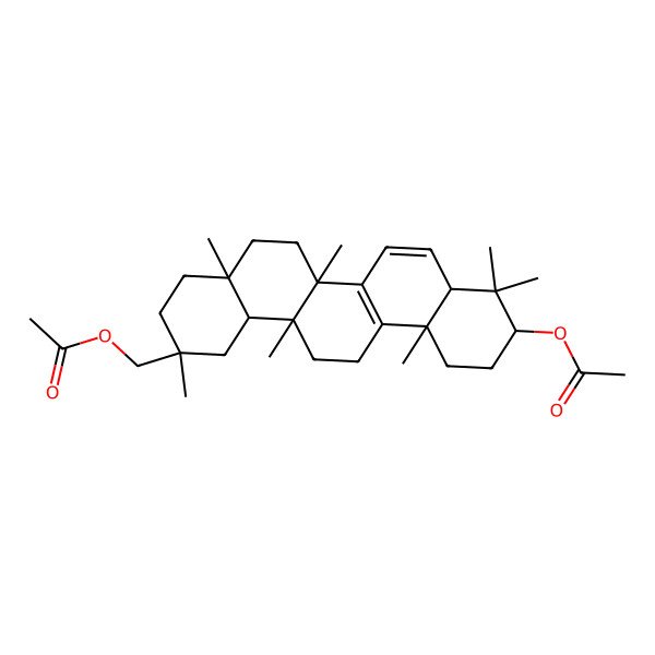 2D Structure of Isokarounidiol diacetate 2D Structure of Isokarounidiol diacetate