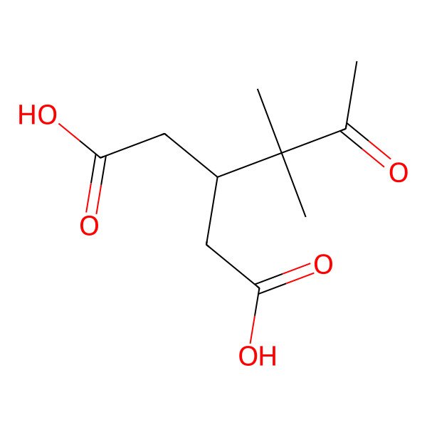 2D Structure of Isoketocamphoric acid