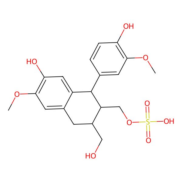 2D Structure of Isolariciresinol sulfate