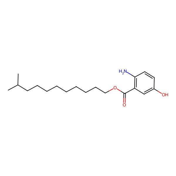 2D Structure of Isolauryl 5-hydroxyanthranilate