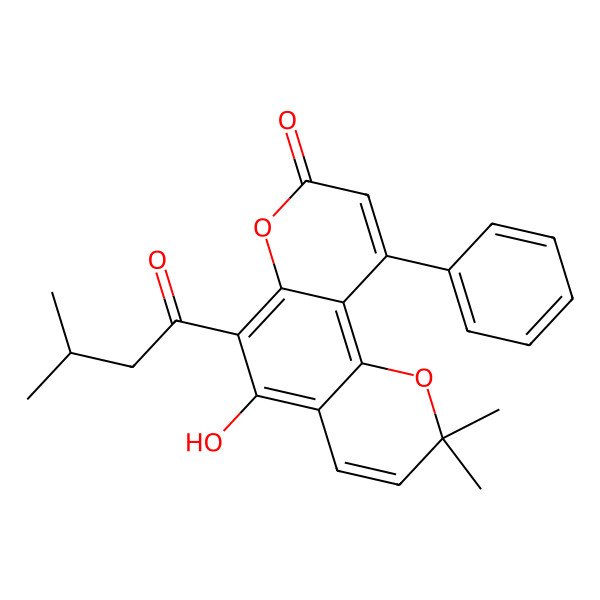 2D Structure of Isomammeigin 2D Structure of Isomammeigin