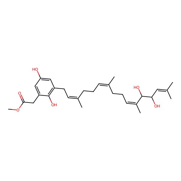 2D Structure of Isonahocol D1