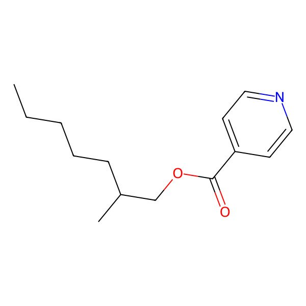 2D Structure of 2-Methyl-heptyl isonicotinate