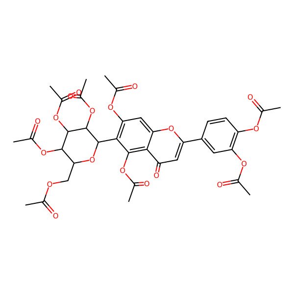 2D Structure of Isoorientin peracetate