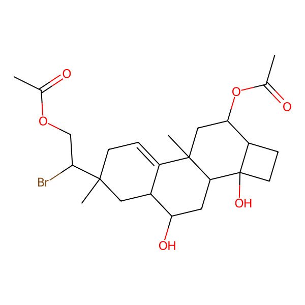 2D Structure of Isoparguerol-16-acetate