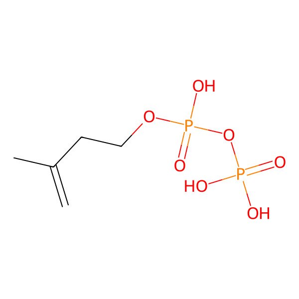 2D Structure of Isopentenyl pyrophosphate
