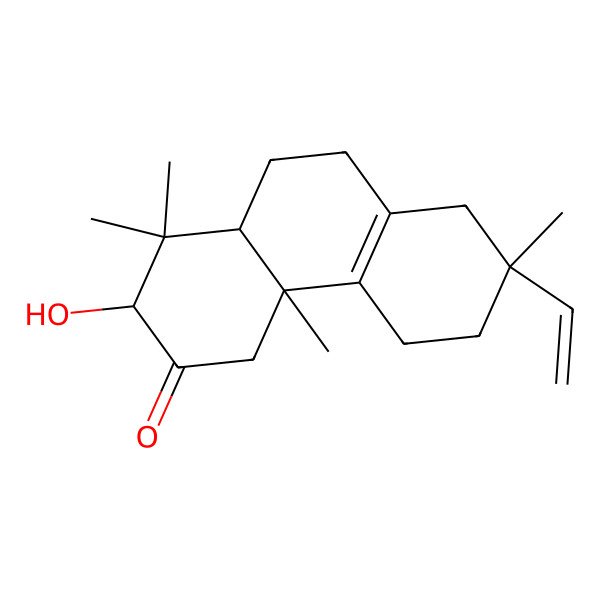 2D Structure of Isopimara-2-one-3-ol-8,15-diene