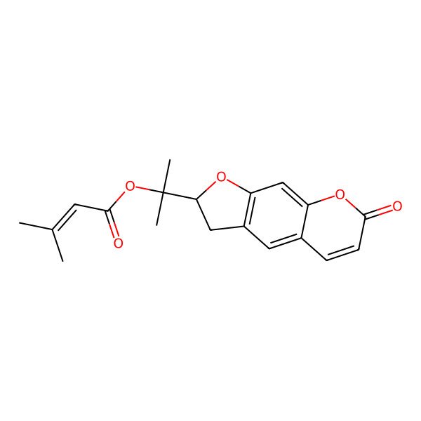 2D Structure of Isopropylidenylacetyl-marmesin