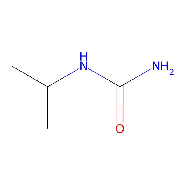 2D Structure of Isopropylurea
