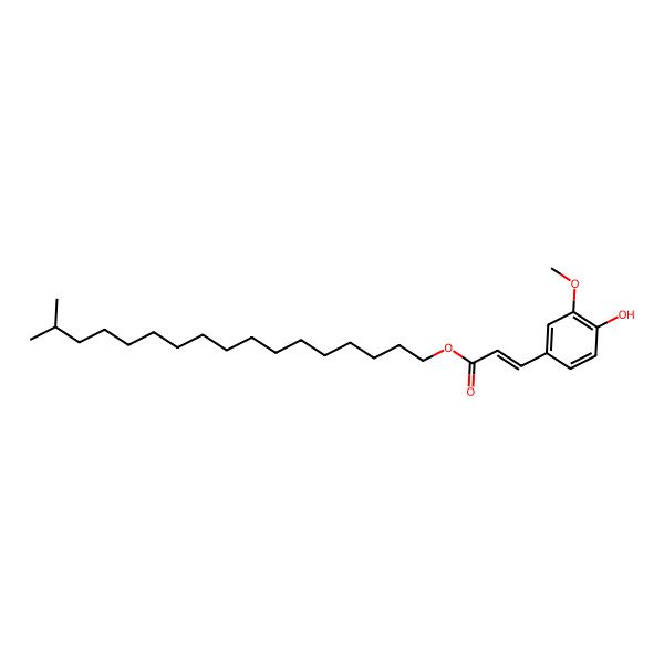 2D Structure of Isostearyl ferulate