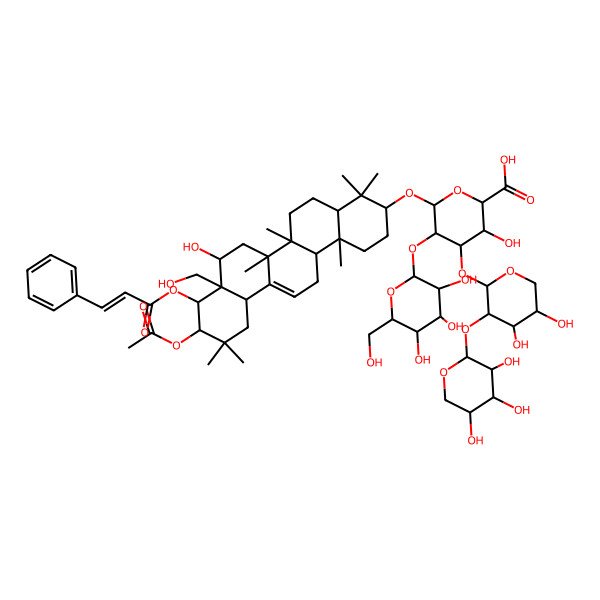 2D Structure of Isotheasaponin B2 2D Structure of Isotheasaponin B2