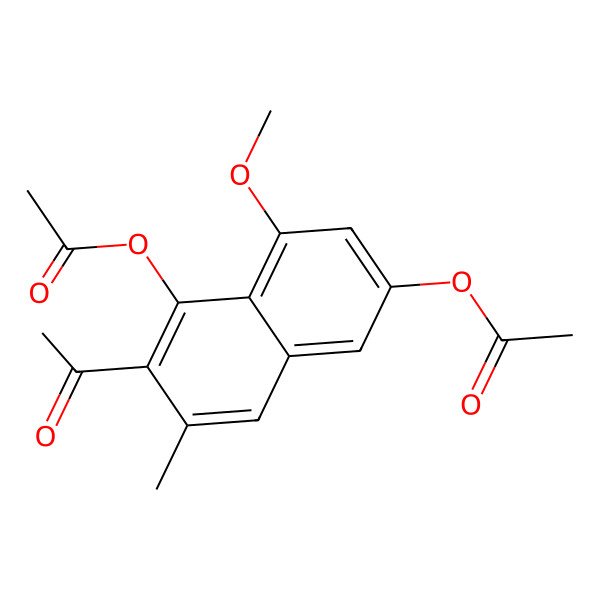 2D Structure of Isotorachrysone peracetate