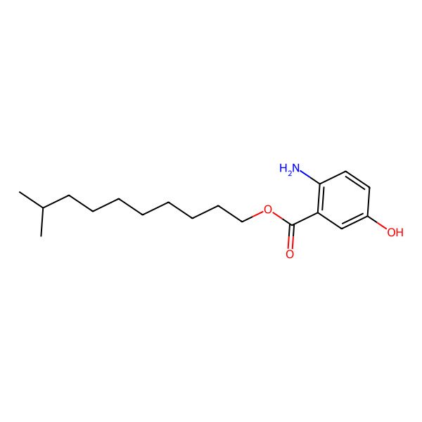 2D Structure of Isoundecyl 5-hydroxyanthranilate