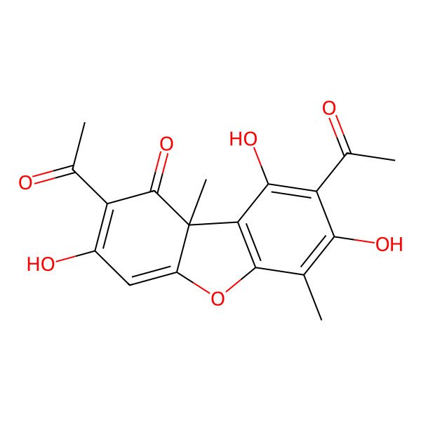 2D Structure of Isousnic acid