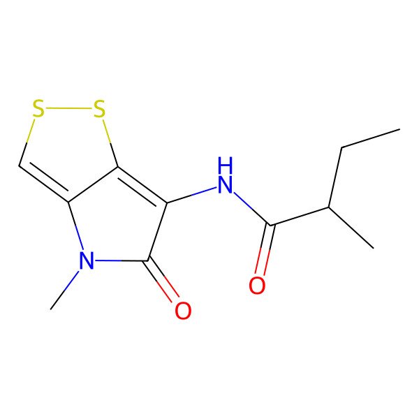 2D Structure of Isovalerylpyrrothine