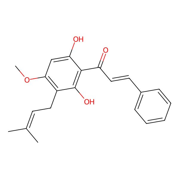2D Structure of Isoxanthohumol(Helichrysum) 2D Structure of Isoxanthohumol(Helichrysum)