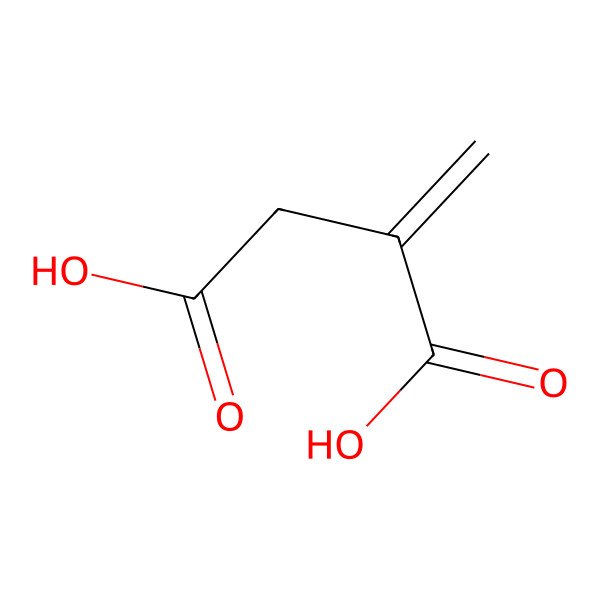 2D Structure of Itaconic acid