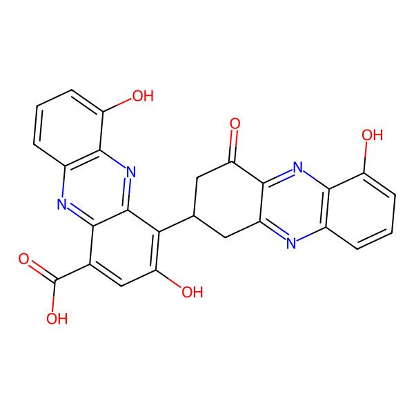 2D Structure of Izumiphenazine B