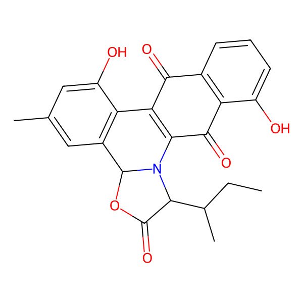 2D Structure of jadomycin A