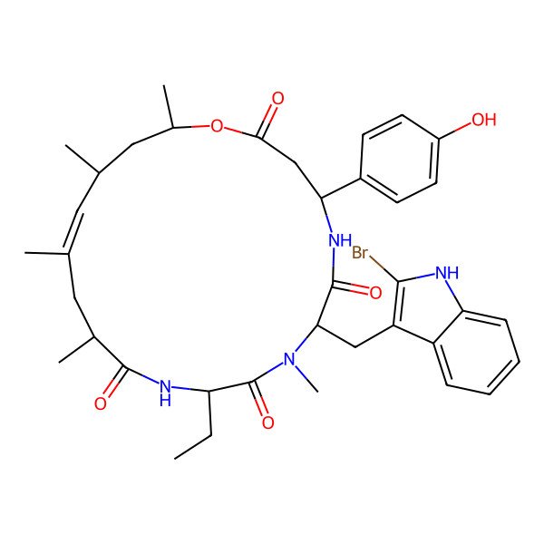 2D Structure of Jaspamide D