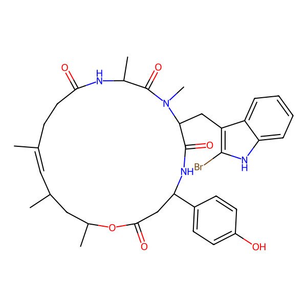 2D Structure of Jaspamide j