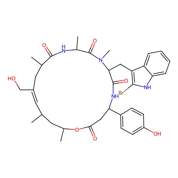 2D Structure of Jaspamide L