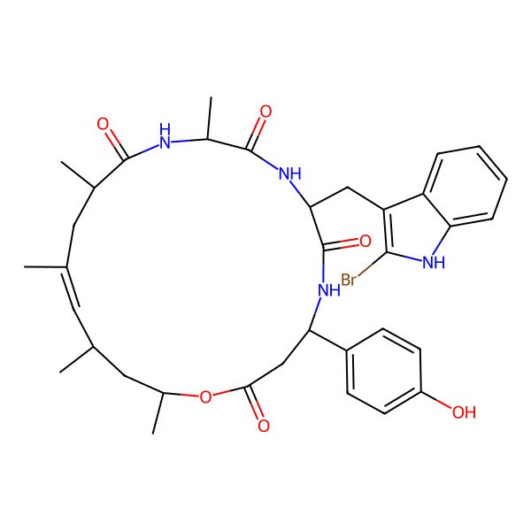 2D Structure of Jaspamide M