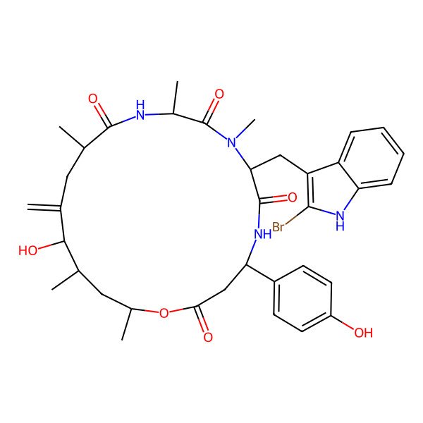 2D Structure of Jasplakinolide Ca
