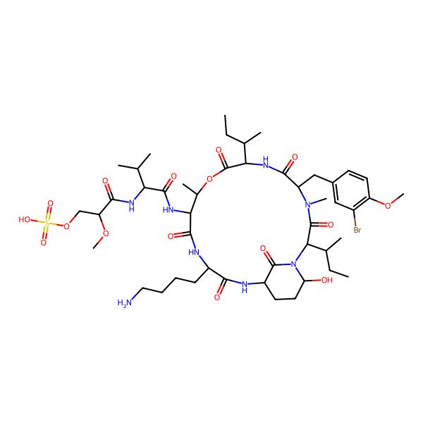 2D Structure of Jizanpeptin B