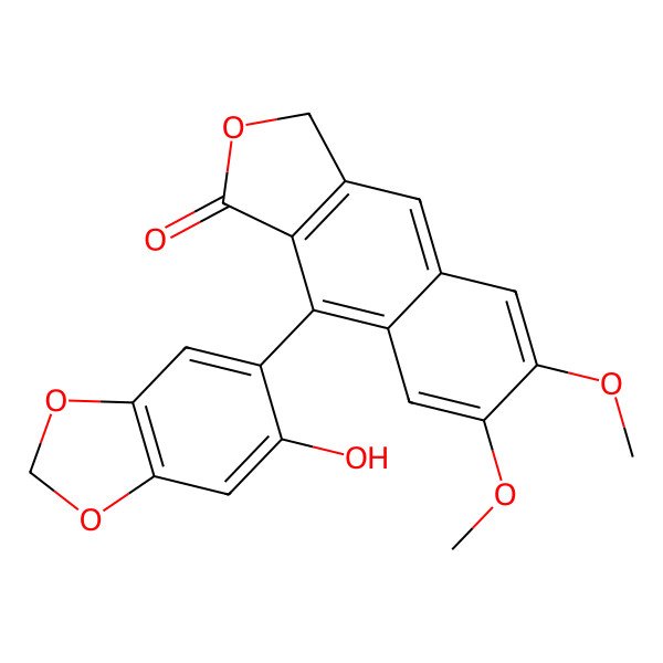 2D Structure of Justicidin H