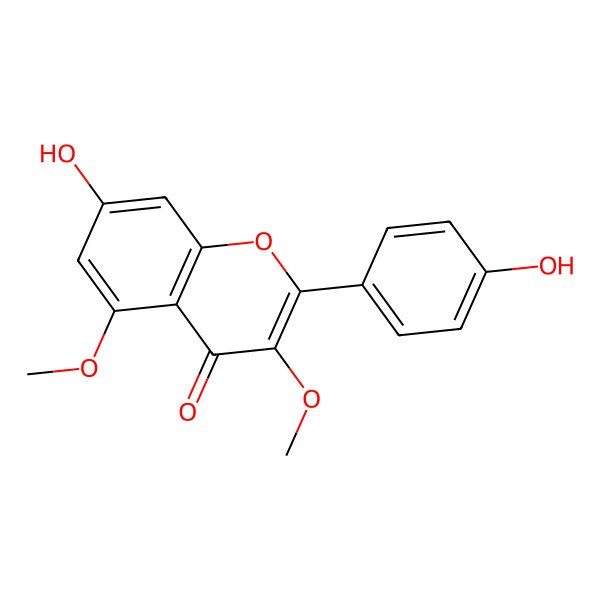 2D Structure of Kaempferol 3,5-dimethyl ether