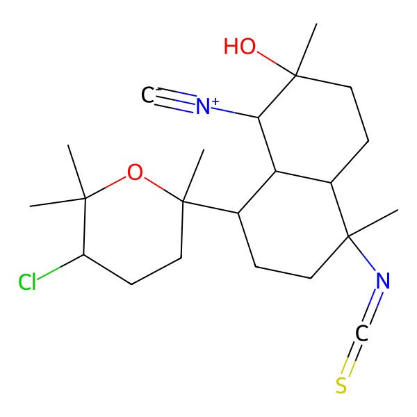2D Structure of Kalihinol X