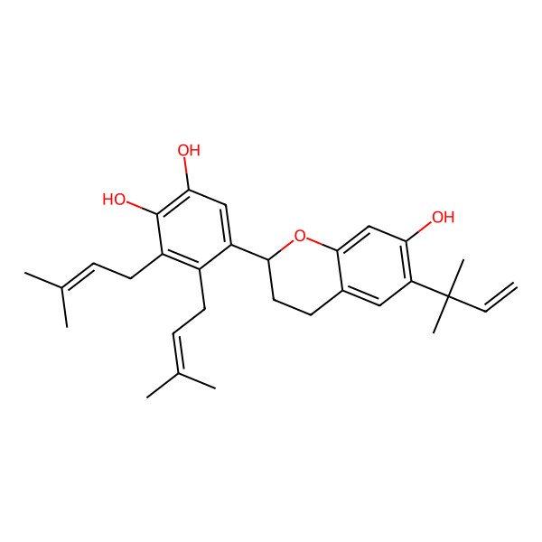 2D Structure of Kazinol E