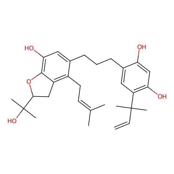 2D Structure of Kazinol T