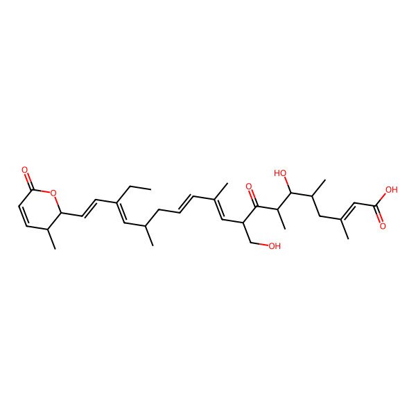 2D Structure of Kazusamycin A